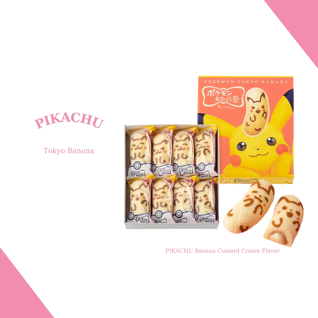 Pikachu Banana Custard Cream