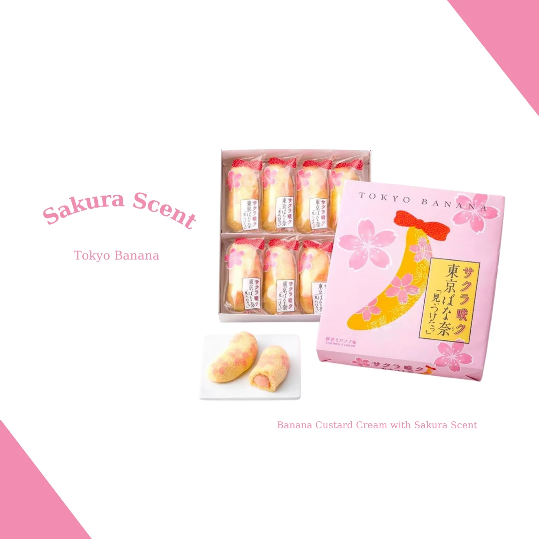 Banana Custard Cream Sakura Scent