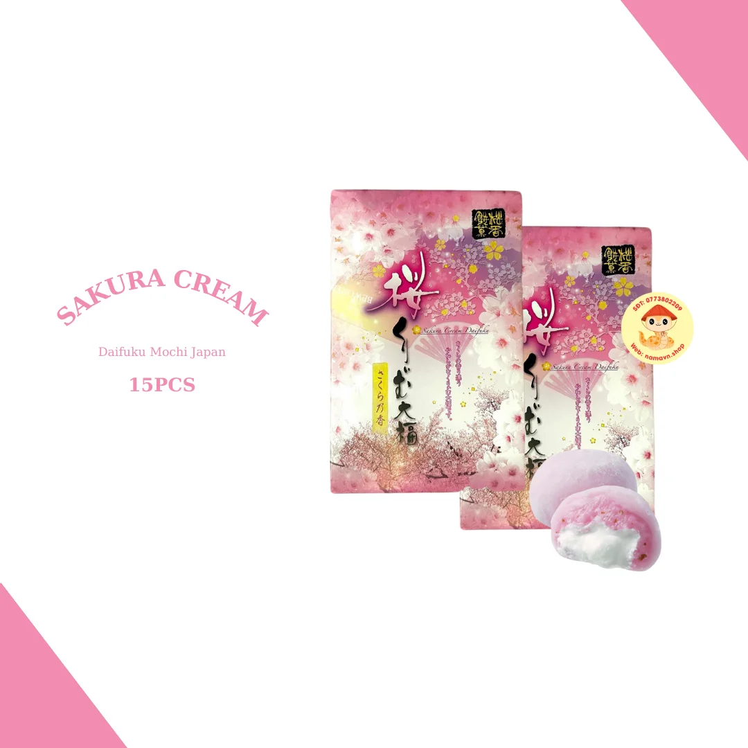 Mochi Sakura Cream Daifuku