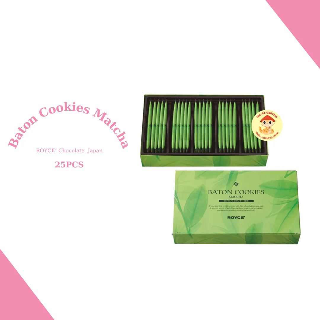 Baton Cookies Matcha Royce’